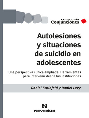 cover image of Autolesiones y situaciones de suicidio en adolescentes